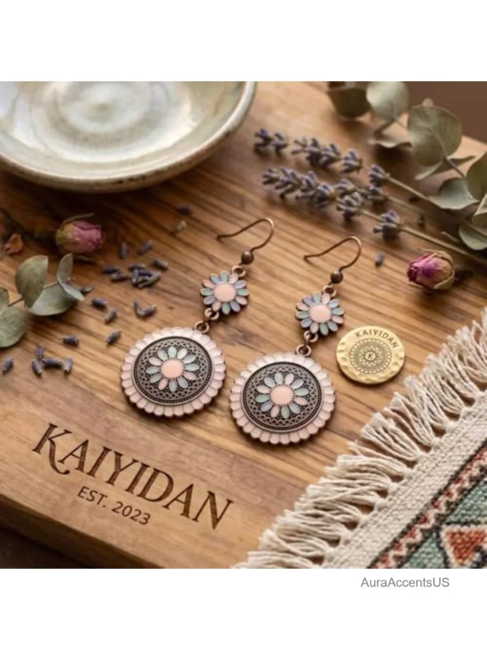 Boho Dangle Earrings Women Trendy Handmade Vintage Dainty Long Drop Jewelry